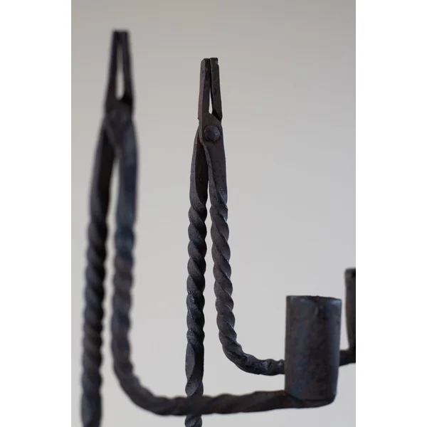 Pair of Antique Rushlight Holders