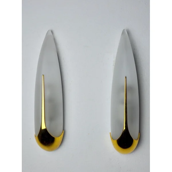 Pair of "ears of corn" Sconces by Idearte 1980