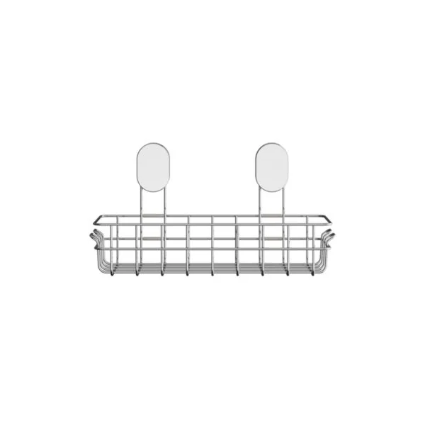 Panier de douche filaire L en acier inoxydable chromé Cavally GoodHome