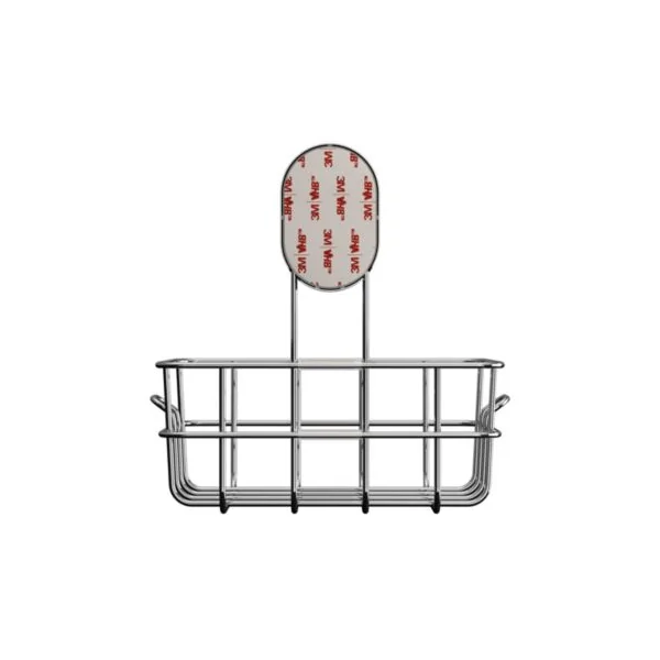 Panier de douche filaire S en acier inoxydable chromé Cavally GoodHome