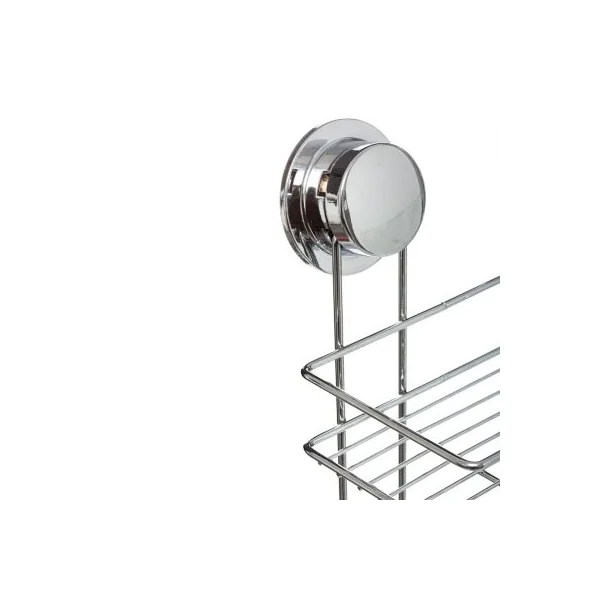 Panier de douche à ventouse 2 niveaux acier H.36,5cm x P.25,1cm Five Simply Smart Venterra