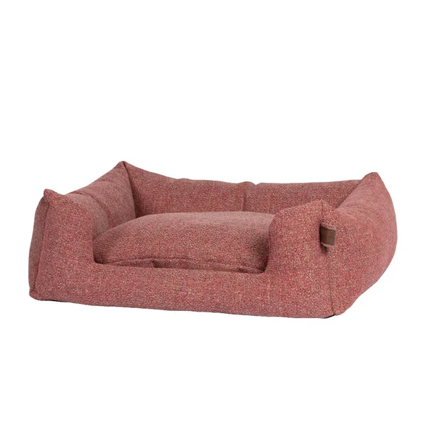 Panier pour chien coloris orange Fantail Eco Snooze Fire Brick - 80 x 60 cm