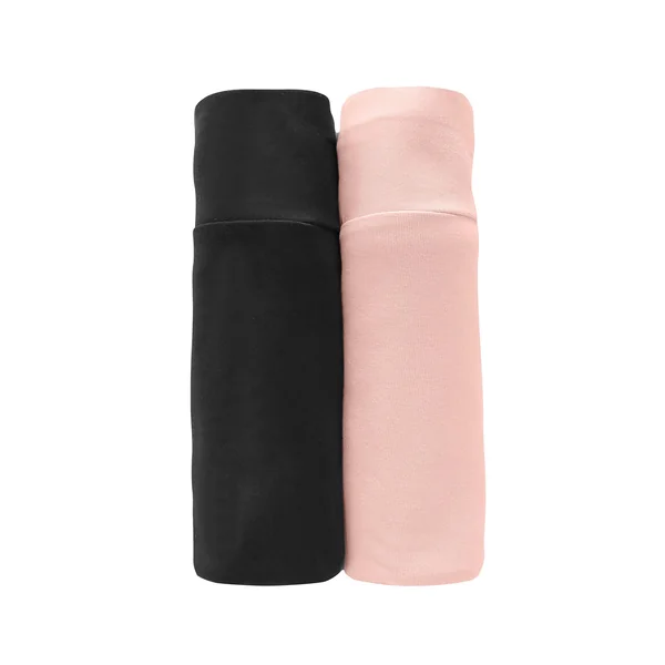 Panty coton stretch invisible et anti-frottement- lot de 2, noir + nude
