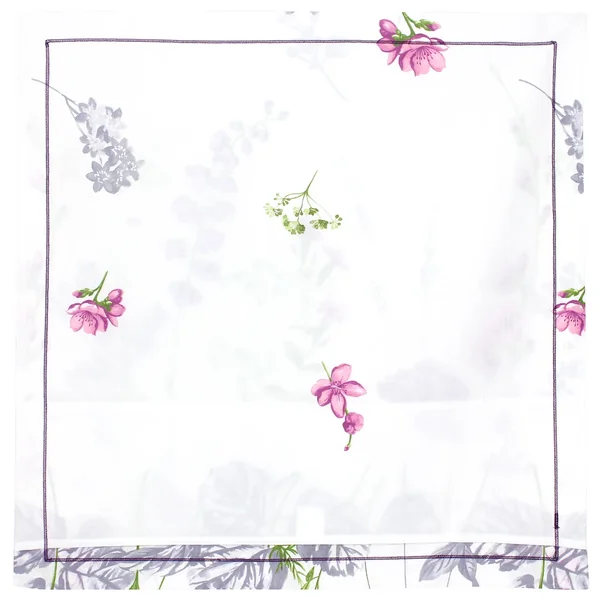 Parure de lit 200x200 cm 65x65 cm 100% coton PRETTY blanc