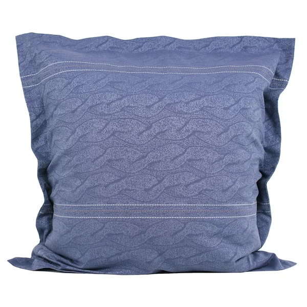 Parure de lit 260x240 cm Satin de coton VENDOME Bleu foncé