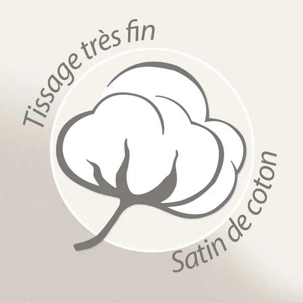 Parure de lit 260x240 cm Satin de coton VENDOME Bleu foncé