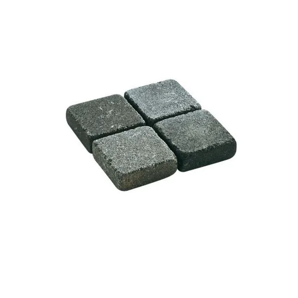 Pavé Blooma Antinéa nuancé gris 13,3 x 13,3 cm, ép.5 cm