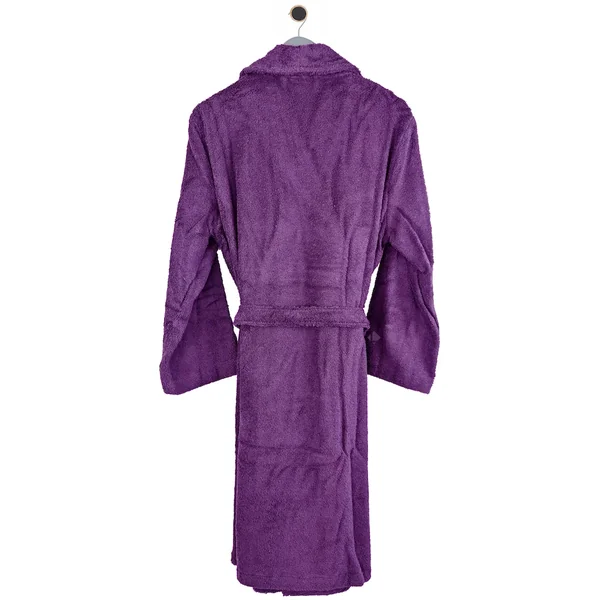 Peignoir col châle adulte PURE coton L violet