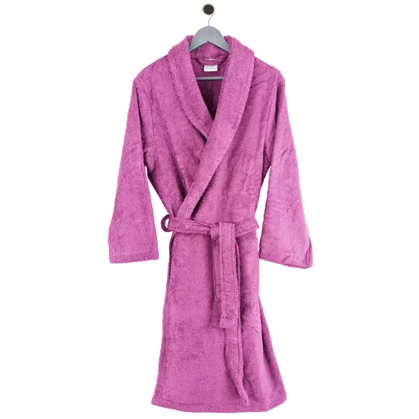 Peignoir col châle adulte PURE coton XL rose lavande