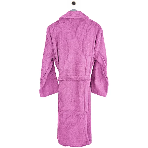 Peignoir col châle adulte PURE coton XL rose lavande