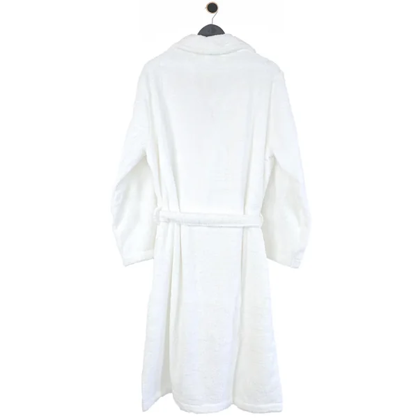 Peignoir col châle ROYAL CRESENT éponge coton taille L blanc