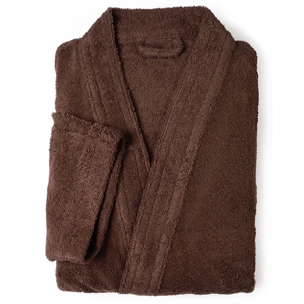 Peignoir kimono adulte PURE coton L marron