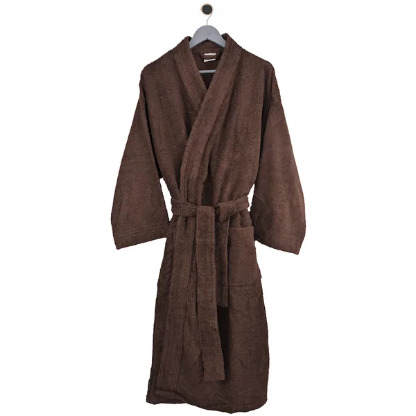 Peignoir kimono adulte PURE coton L marron