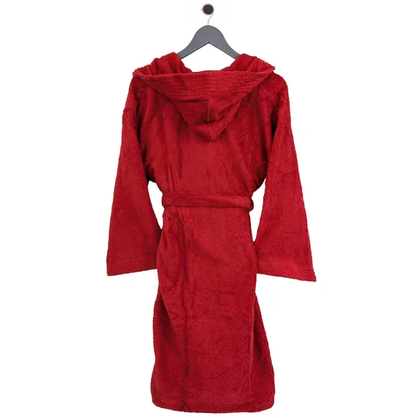 Peignoir à capuche enfant PURE coton 14 ANS rouge