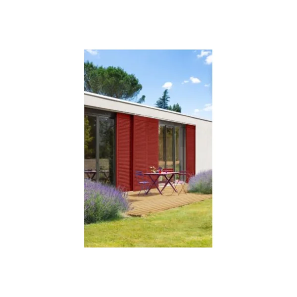 Peinture bois extérieur rouge basque RAL 3004 satin V33 Direct protect 2 L