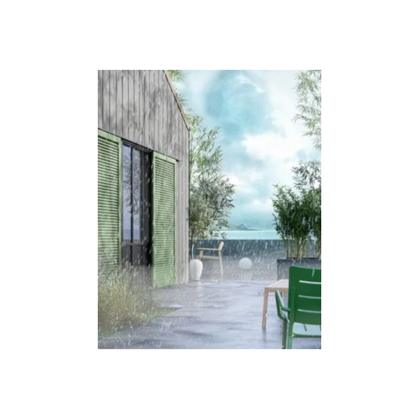 Peinture bois extérieur vert provence satin V33 Solution Expert 2.5 L