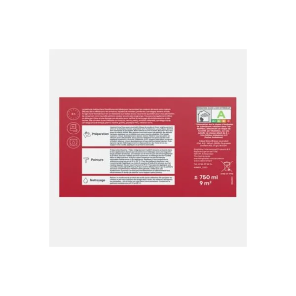 Peinture de rénovation GoodHome multi-supports satin Jaune Toronto 750ml