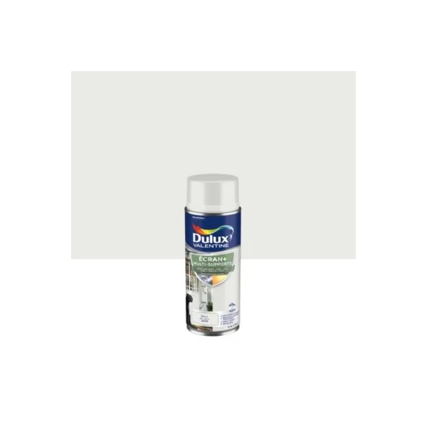 Peinture extérieure aérosol e multi-supports Ecran+ Dulux Valentine satin blanc 400ml