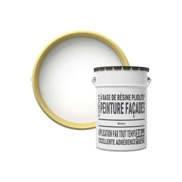 Peinture extérieure façade Pliolite® Colours blanc 5L