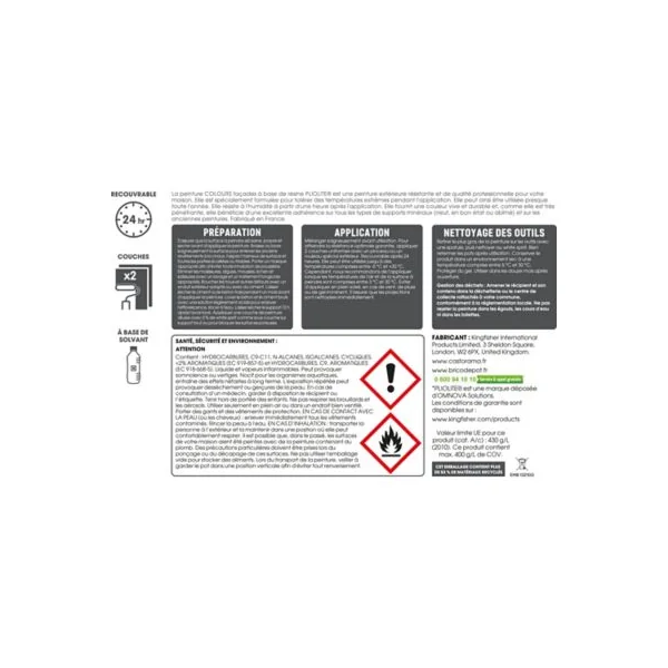 Peinture extérieure façade Pliolite® Colours blanc 5L