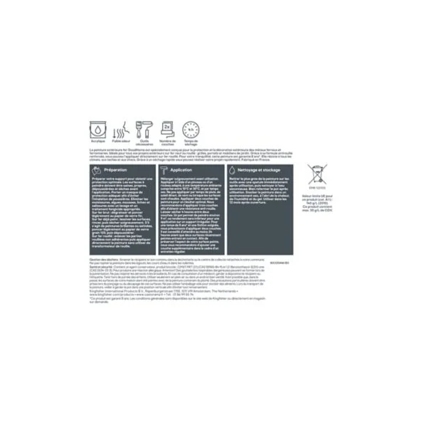 Peinture extérieure fer anti-rouille GoodHome RAL 9005 noir satin 0.75L