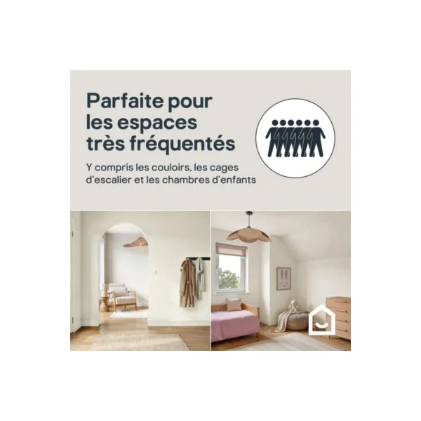 Peinture murs, boiseries et radiateurs blanc edmonton satin GoodHome Premium 0.5 L