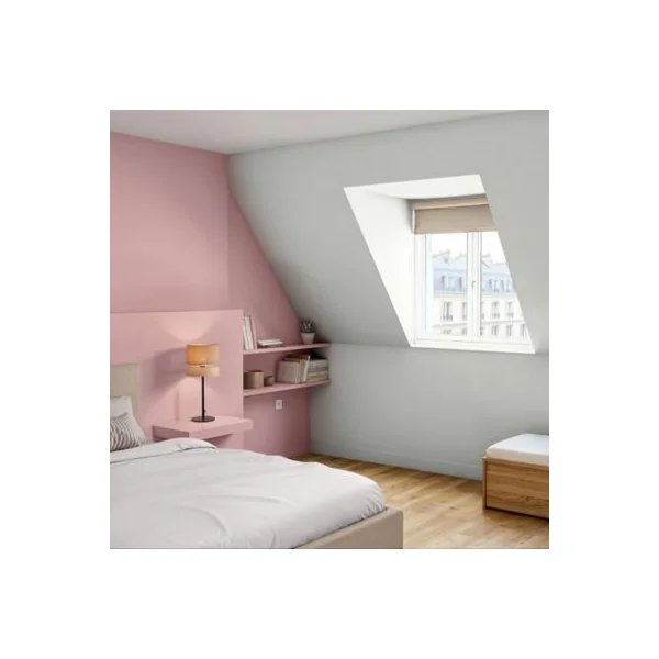 Peinture murs, boiseries et radiateurs rose harima velours GoodHome Premium 2.5 L