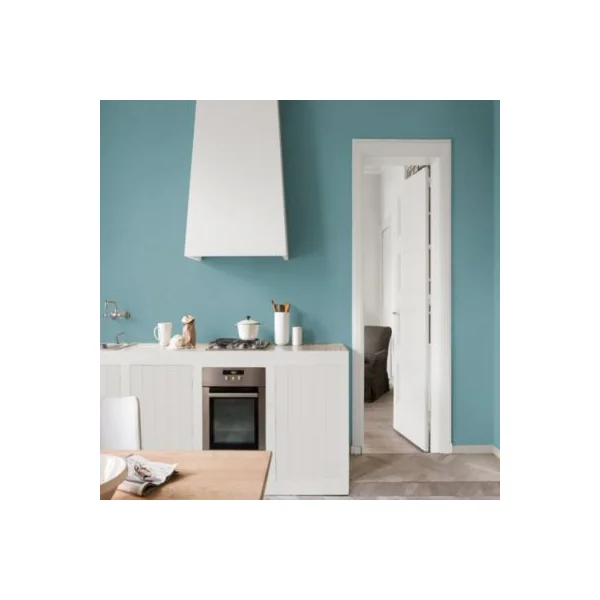 Peinture murs et boiseries bleu le bleu satin Dulux Valentine Si Simple ! 2.5 L