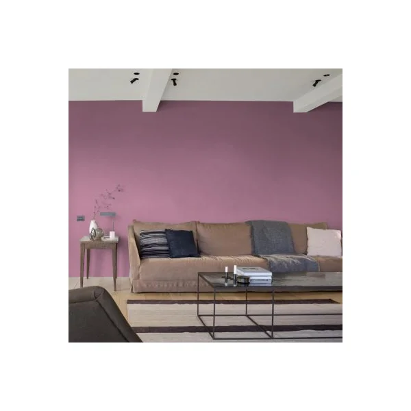 Peinture murs, plafonds, boiseries et radiateurs violet figue mat Dulux Valentine Crème de couleur 1.25 L
