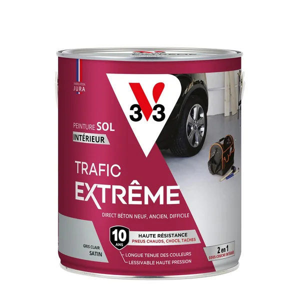 Peinture sol Trafic Extrême Gris clair - 2.5L