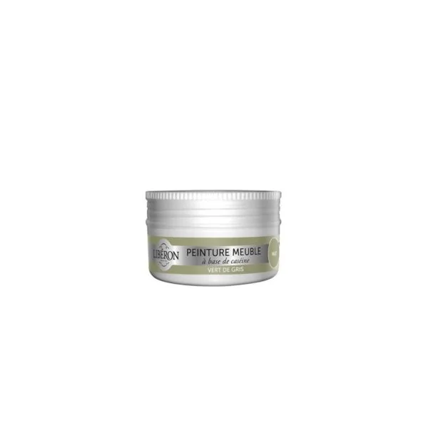 Peinture à base de caséine meubles Libéron vert de gris mat 75ml