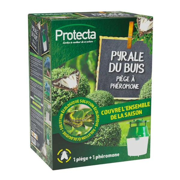 Piège à phéromone pour pyrale du buis Protecta - Le kit