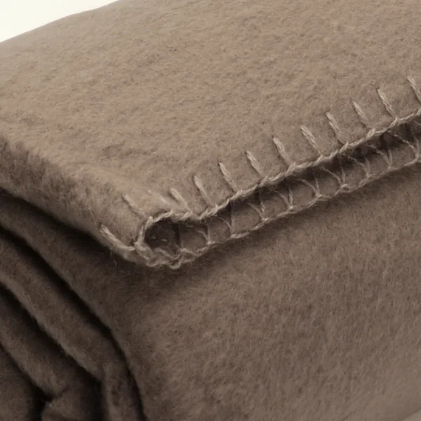 Plaid polaire Uno Marron Taupe 130x170 cm