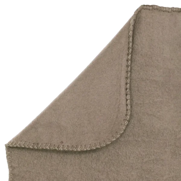 Plaid polaire Uno Marron Taupe 130x170 cm