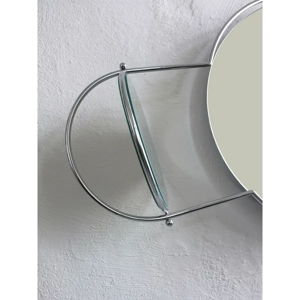 Postmodern "Orbit" Wall Mirror by Rodney Kinsman , Italy 1980s