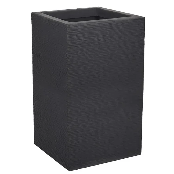 Pot carré haut coloris gris Graphit up - Ø 29,5 cm