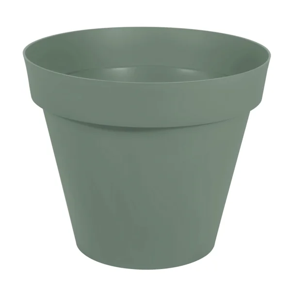 Pot rond en polypropylène vert laurier Eda Toscane 356 L - Ø 98,5 x H 79,5 cm