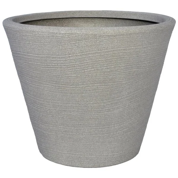 Pot évasé pour décoration intérieure ou extérieure corde Mineral – 61 litres Ø 55 x H 45 cm