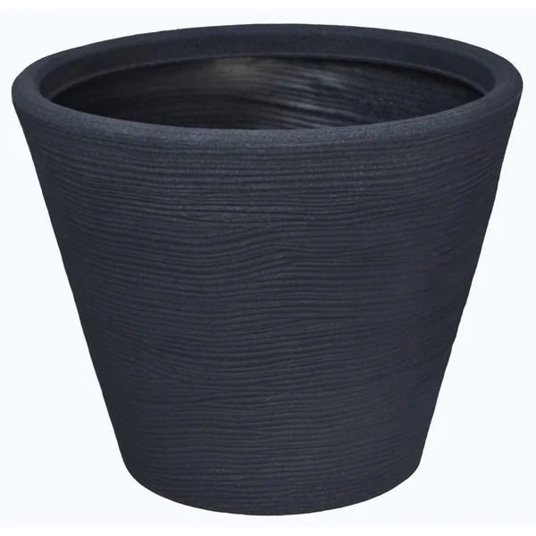 Pot évasé pour décoration intérieure ou extérieure granit Mineral – 61 litres Ø 55 x H 45 cm