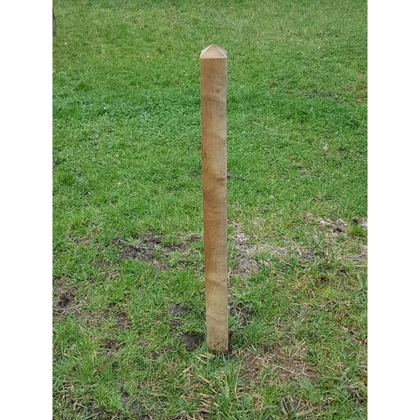 Poteau en chêne 10x10 1,50m