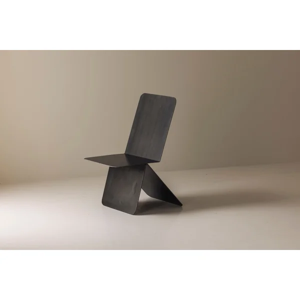 Prototype Modernist Architectural Side Chair, 1980s