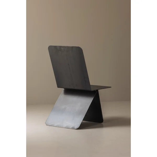 Prototype Modernist Architectural Side Chair, 1980s