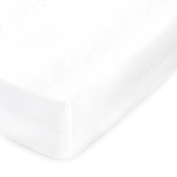 Protège matelas 110x190 cm bonnet 30 cm ACHUA molleton 100% coton 400 g/m²