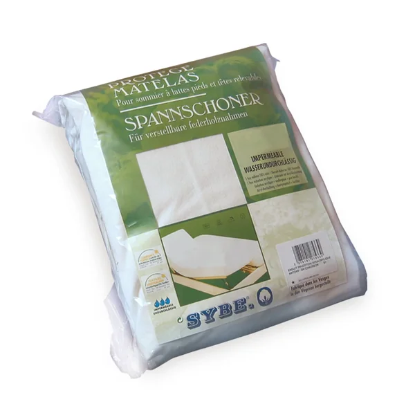 Protège matelas imperméable ANTONY 2x70x190 cm bonnet 30 cm coton enduction acrylique lit articulé TPR