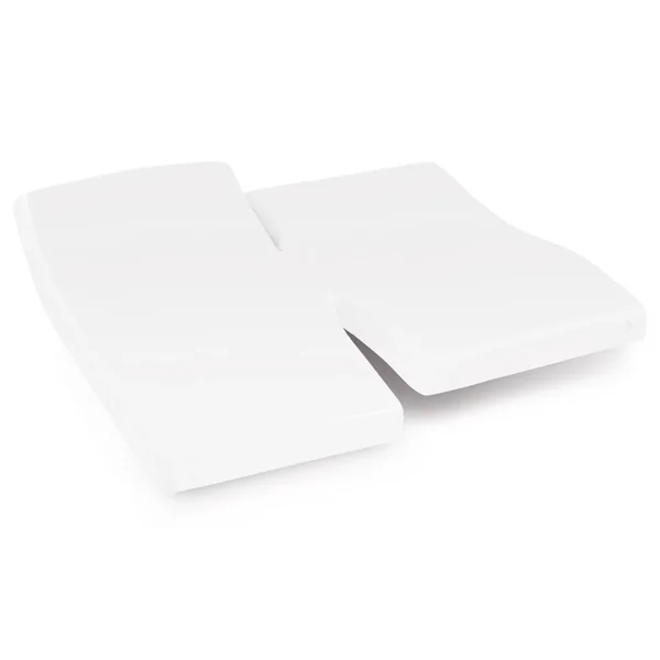 Protège matelas imperméable ARNON 2x100x200 cm lit articulé TPR bonnet 30 cm molleton 100% coton contrecollé polyuréthane