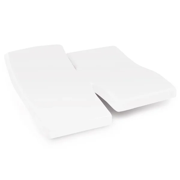 Protège matelas imperméable ARNON 2x90x190 cm lit articulé TPR bonnet 30 cm molleton 100% coton contrecollé polyuréthane