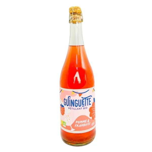 Pétillant pomme framboise bio Le Coq Toque - 75 cl