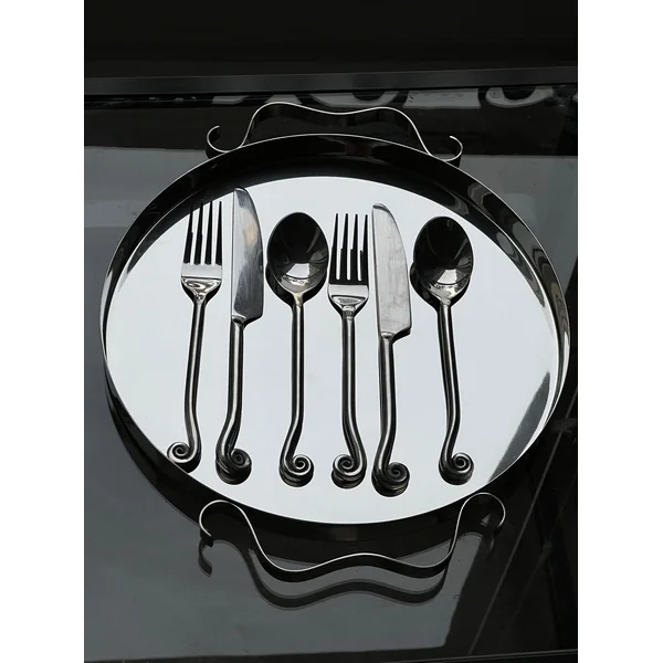 Rare Vintage Swirl Cutlery Set