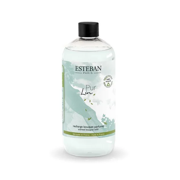 Recharge Pur Lin pour bouquets parfumés Esteban - 500 ml