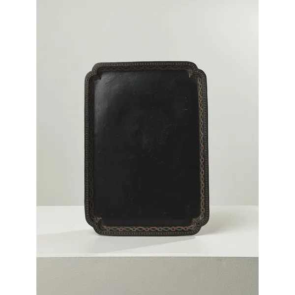 Rectangular Decorative Tray by Wilhelm Schiller & Sons, Bohemia, circa 1900.